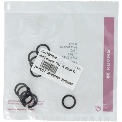 Pierścień uszczelniający o-ring 11x2 mm OR112VP010 | Exvi