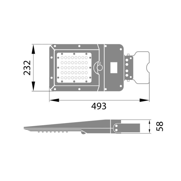 Solarna lampa. oprawa uliczna LED OPSOLAR20W-MK | Exvi