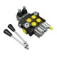Rozdzielacz hydrauliczny 2-sekcyjny max ROZ40L/2Z | Exvi