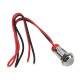 Lampka kontrolna LED FI8 12/24V biała LKL7W | Exvi
