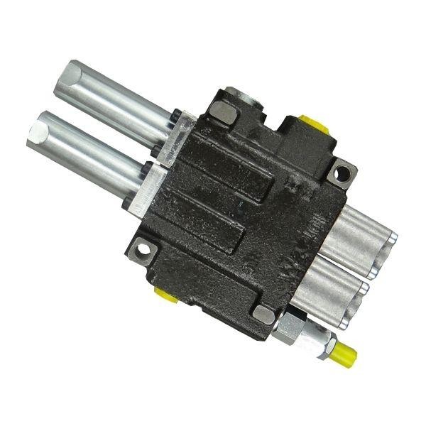Rozdzielacz hydrauliczny dwusekcyjny (2) ROZ40L/2L | Exvi