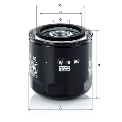 Filter oleju W10050 | Exvi