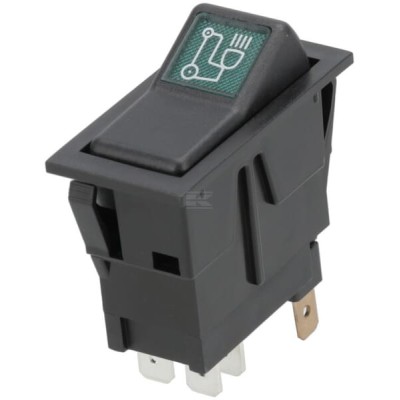 Przełącznik kołyskowy, I-0, off-on, 12V SW10050KR | Exvi