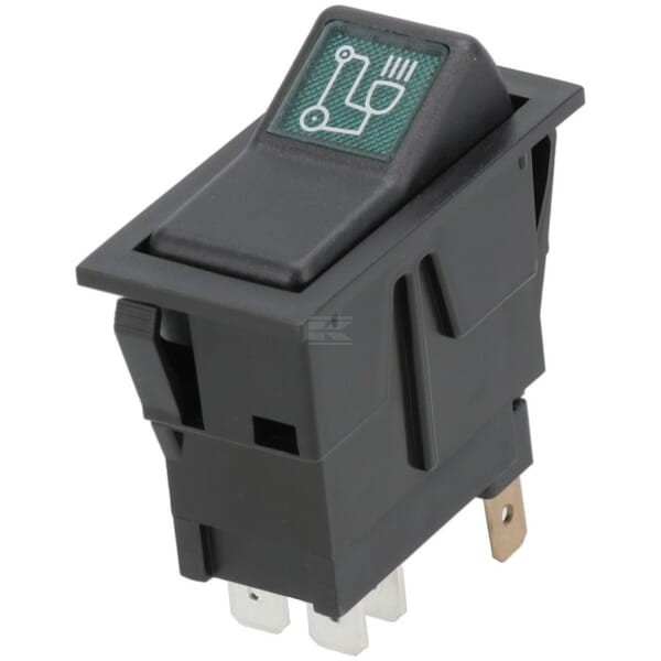 Przełącznik kołyskowy, I-0, off-on, 12V SW10050KR | Exvi
