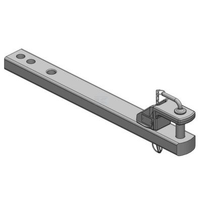 Zaczep polowy 90x50 L 857 mm kat. 2 Ø 1082099002A02 | Exvi