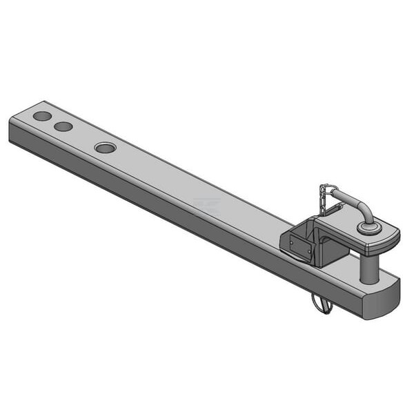 Zaczep polowy 90x50 L 857 mm kat. 2 Ø 1082099002A02 | Exvi