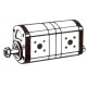 Pompa hydrauliczna 14+11 cc Bosch Rexroth 0510555306 | Exvi