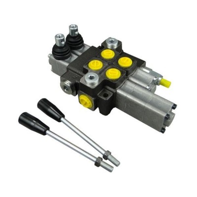 Rozdzielacz hydrauliczny 2-sekcyjny max ROZ40L/2X1P | Exvi