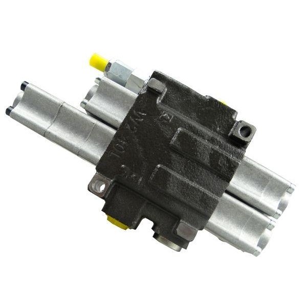 Rozdzielacz hydrauliczny 2-sekcyjny max ROZ40L/2X1P | Exvi