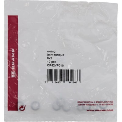Pierścień uszczelniający o-ring 6x2 mm 75 OR62VP010 | Exvi