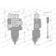 Rozdzielacz hydrauliczny 2-sekcyjny max ROZ40L/2J | Exvi