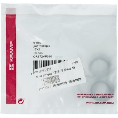 Pierścień uszczelniający o-ring 17x2 mm OR172VP010 | Exvi