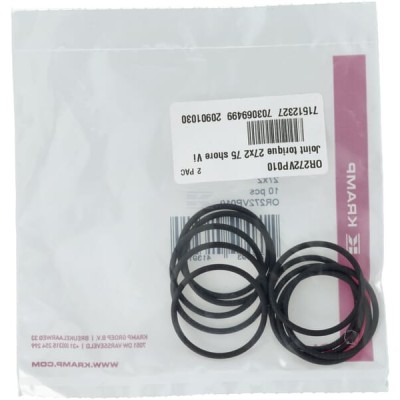 Pierścień uszczelniający o-ring 27x2 mm OR272VP010 | Exvi