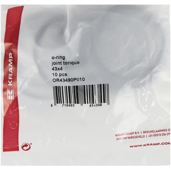 Pierścień uszczelniający o-ring 43x4 mm OR43490P010 | Exvi