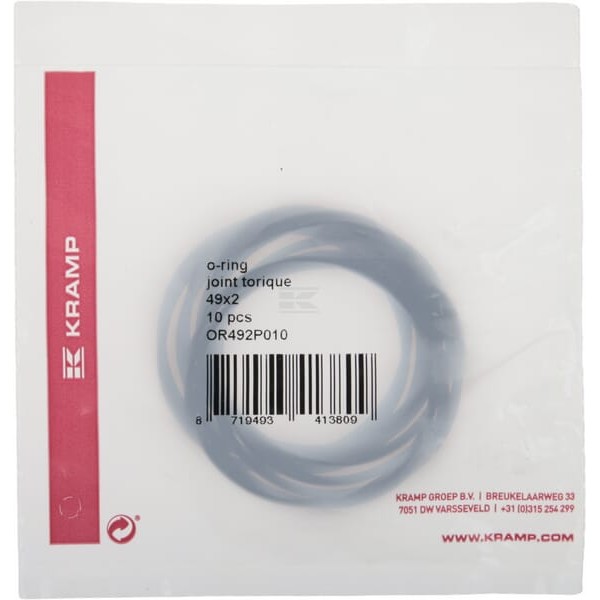 Pierścień uszczelniający o-ring 49x2 mm 75 OR492P010 | Exvi