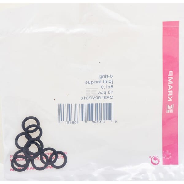 Pierścień uszczelniający o-ring 8x1.9 mm OR8190VP010 | Exvi