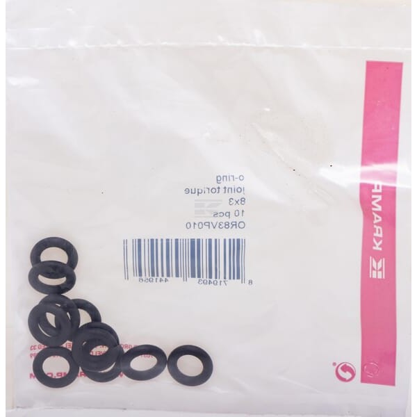 Pierścień uszczelniający o-ring 8x3 mm 75 OR83VP010 | Exvi