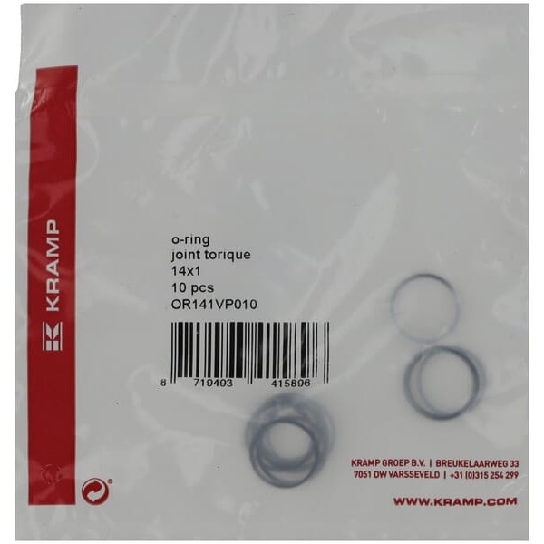 Pierścień uszczelniający o-ring 14x1 mm OR141VP010 | Exvi