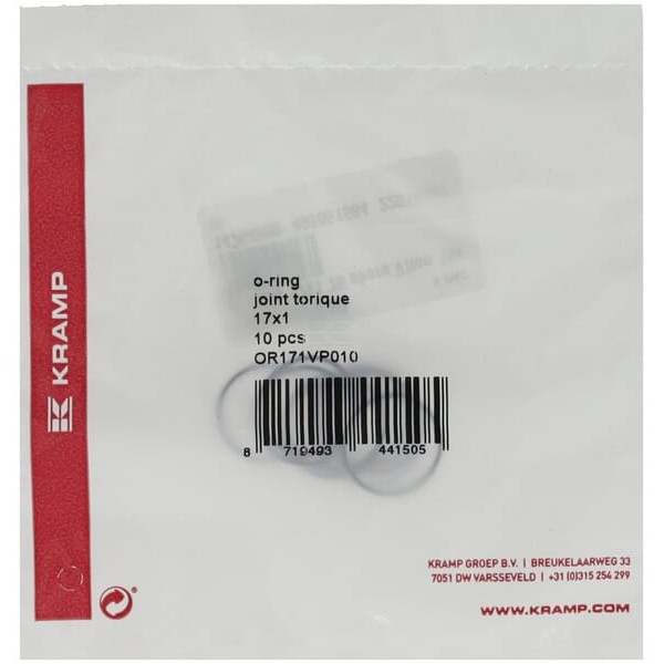 Pierścień uszczelniający o-ring 17x1 mm OR171VP010 | Exvi