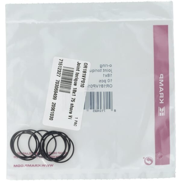 Pierścień uszczelniający o-ring 18x1 mm OR181VP010 | Exvi