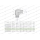 Kolanko hydrauliczne calowe BB 3/4" BSP 5605051212 | Exvi