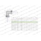 Kolanko hydrauliczne metryczne BB M16x1.5 5611111010 | Exvi