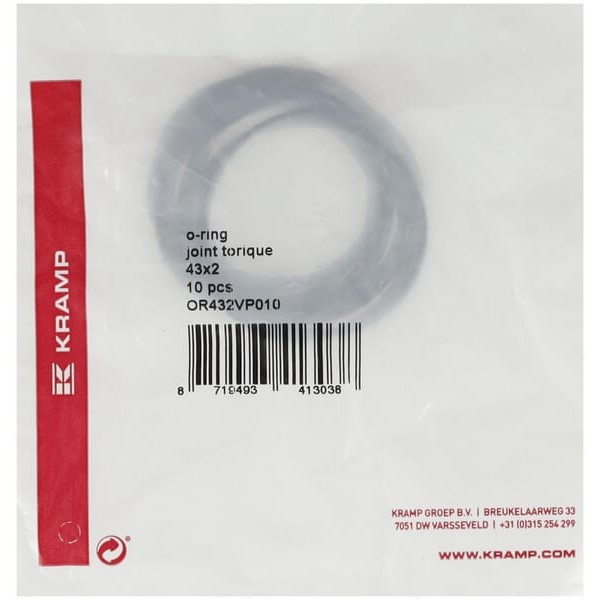 Pierścień uszczelniający o-ring 43x2 mm OR432VP010 | Exvi