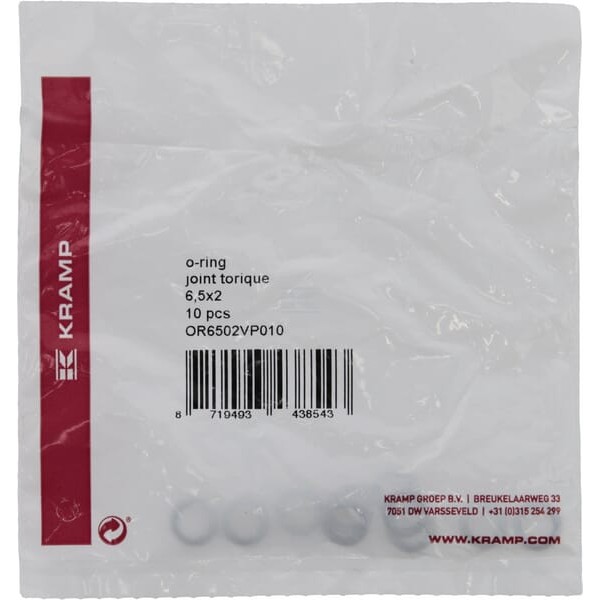 Pierścień uszczelniający o-ring 6.5x2 mm OR6502VP010 | Exvi