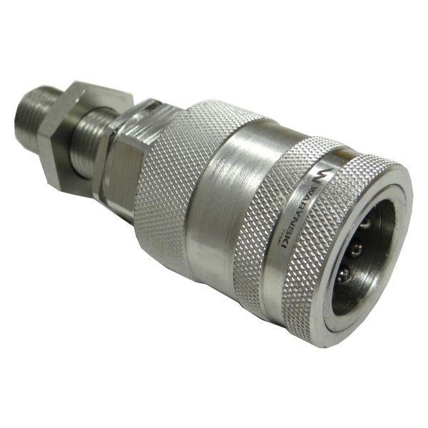 Szybkozłącze hydrauliczne gniazdo long WIAM18MZL-PP | Exvi