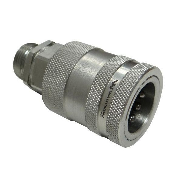 Szybkozłącze hydrauliczne gniazdo WIAM22MZ-PP | Exvi