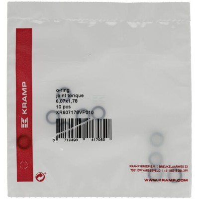 Pierścień x-ring 6.07x1.78 mm 75 Shore XR607178VP010 | Exvi