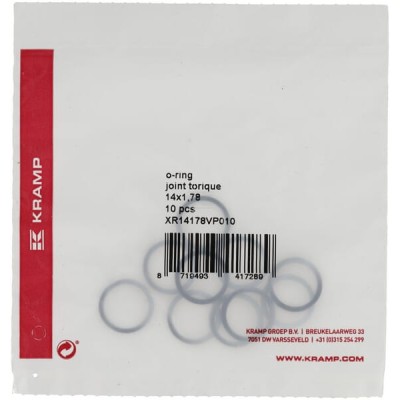 Pierścień x-ring 14x1.78 mm 75 Shore XR14178VP010 | Exvi