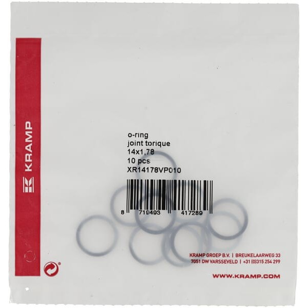 Pierścień x-ring 14x1.78 mm 75 Shore XR14178VP010 | Exvi