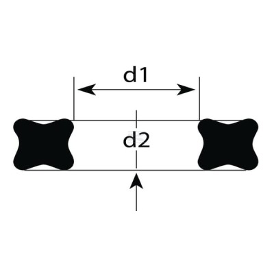 Pierścień x-ring 40.95x2.62 mm 75 XR4095262P010 | Exvi