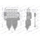 Rozdzielacz hydrauliczny 4-sekcyjny max ROZ40L/4X2J | Exvi