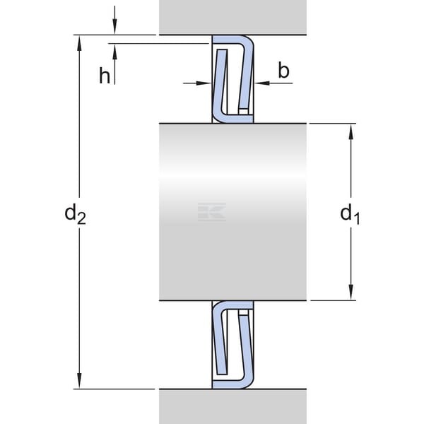 Uszczelnienie labiryntowe 7500Z205 | Exvi