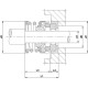 Uszczelnienie mechaniczne MS114028KR | Exvi