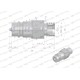 Szybkozłącze hydrauliczne wtyczka M20x1.5 WIAM20SZ | Exvi