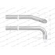 Rura do tłumika 5040390070.1P prosta 5040390070-3PW | Exvi