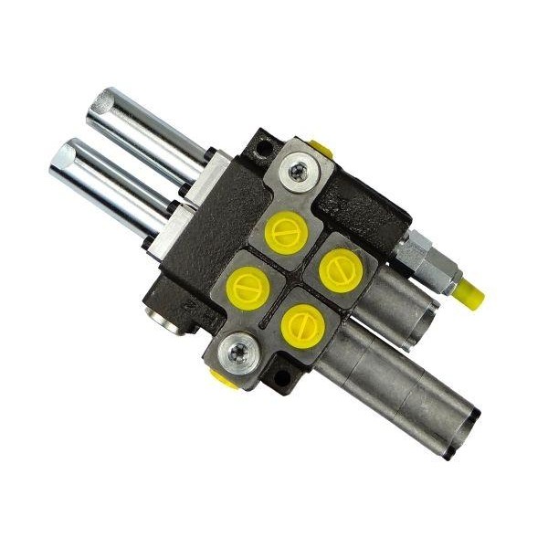 Rozdzielacz hydrauliczny 2-sekcyjny max ROZ40L/2LX1P | Exvi