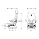 Siedzenie Actimo M z STH, PCW (z konsolami) G1047730 | Exvi