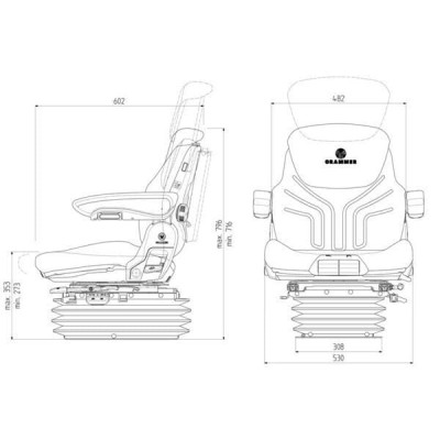 Siedzenie Maximo Comfort Plus New Design G1288546 | Exvi