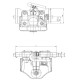 Zaczep transportowy kulowy 330 mm zielony RO825X3004C | Exvi