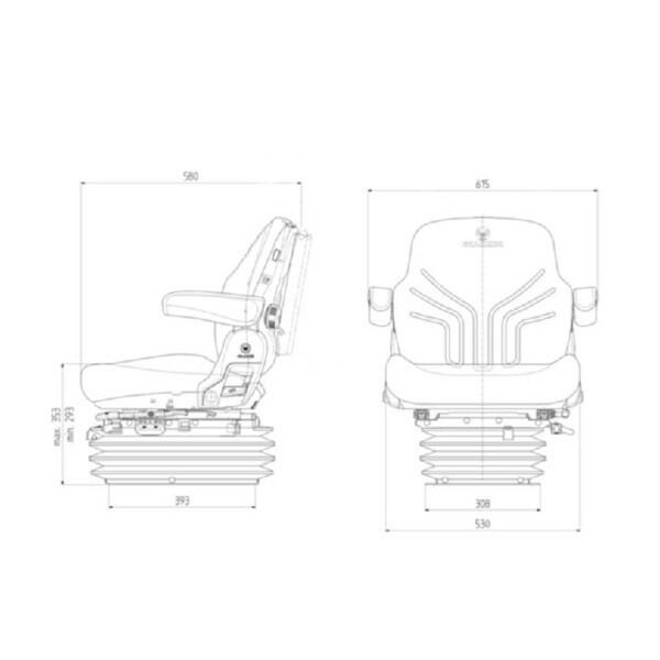 Siedzenie Maximo Comfort New Design G1288539 | Exvi