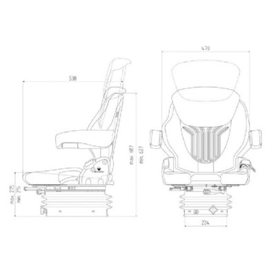 Siedzenie Compacto Basic M New Design G1289044 | Exvi