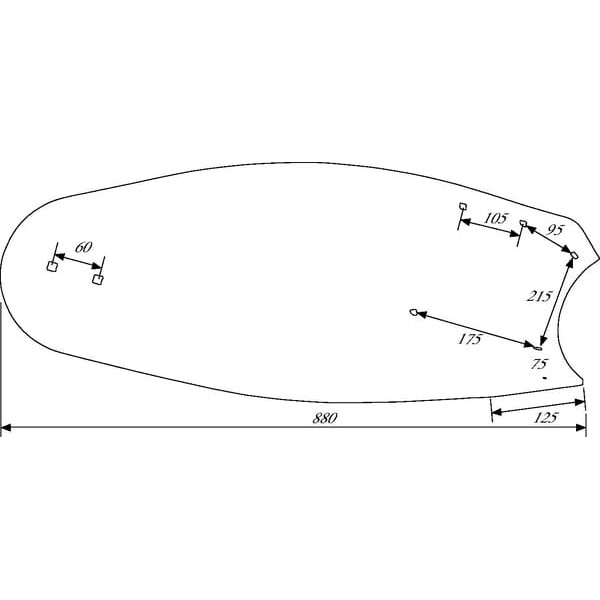 Skrzydło odkładnicy, prawe B35B Lemken 3441034 | Exvi