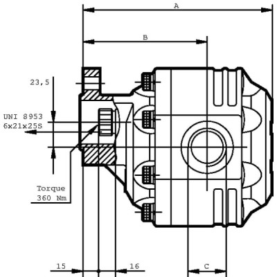 Pompa zębata Formula 30 Casappa FP3061D | Exvi