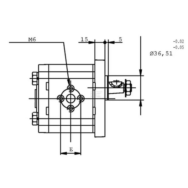 Silnik zębaty PLM20.4R0-82E2-LEA/EA-N-EL PLM204R82E2 | Exvi