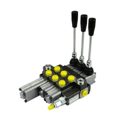 Rozdzielacz hydrauliczny 3-sekcyjny max ROZ40L/3X1P | Exvi