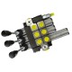 Rozdzielacz hydrauliczny 3-sekcyjny max ROZ40L/3X1P | Exvi